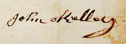 John Kelley Signature 1768